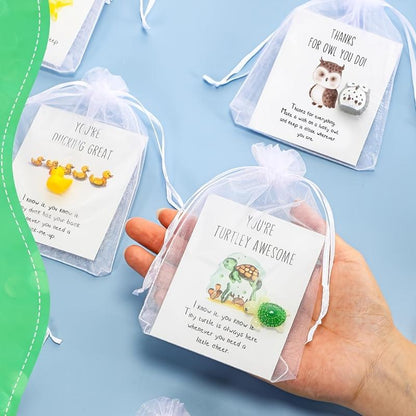 PunnyPaws – Set of 25 Animal Pun Note Cards – Buy 1