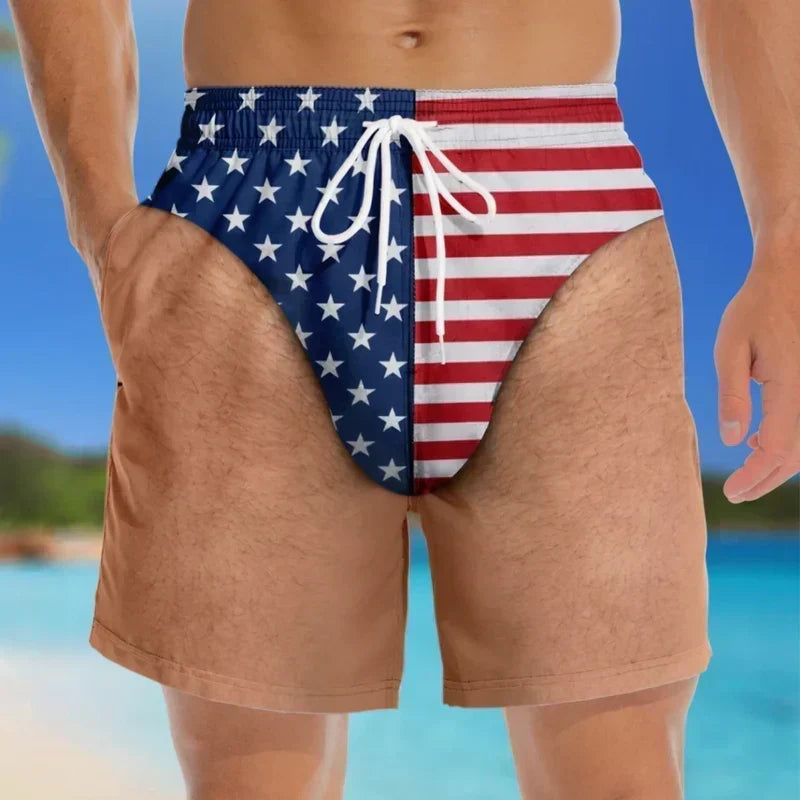 FreedomChill – Personalized Patriotic Swim Trunks – image 2