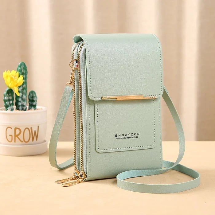 ChicVault – Secure Crossbody Wallet Bag – GREEN