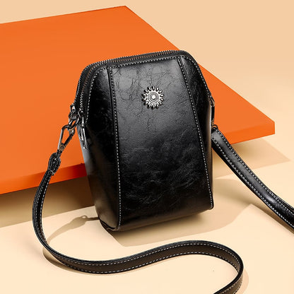 PocketChic – All-Match Vertical Cellphone Bag – Black