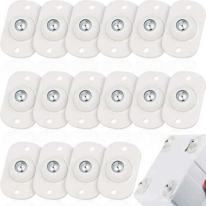 RollFix – Stainless Steel Adhesive Universal Wheel – Buy 2 (16pcs)