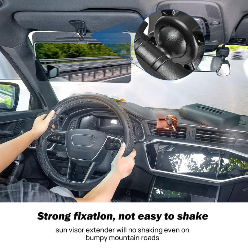DriveShade X – Anti-Glare Visor Extender Lens – image 5