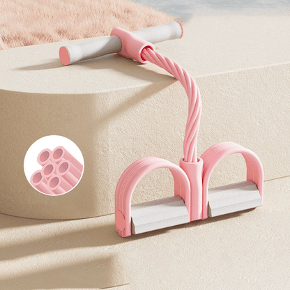 FitPulse – Pedal Workout Resistance Band – Pink