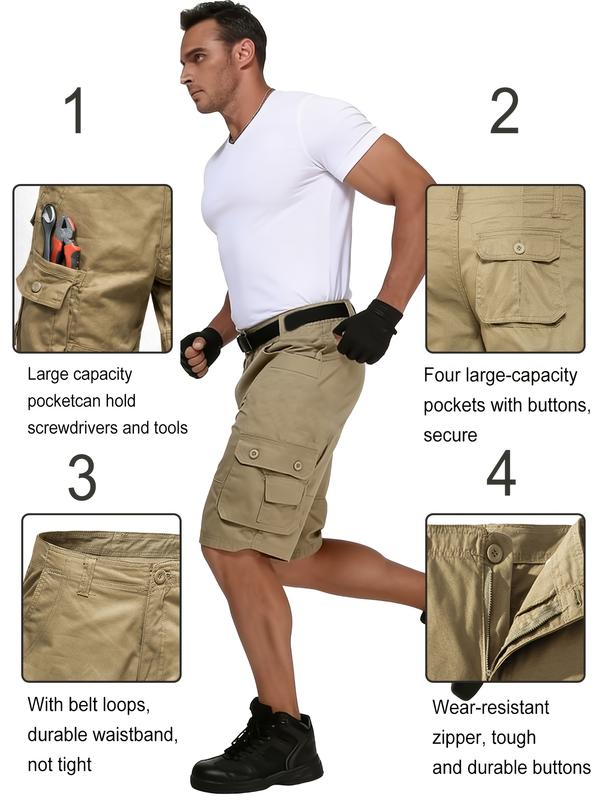 RangerCore – Organic Cotton Hiking Work Cargo Shorts – image 8