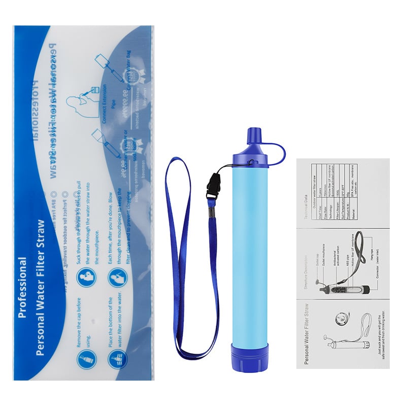 PureSip – Compact Survival Water Filter – 4 PACK