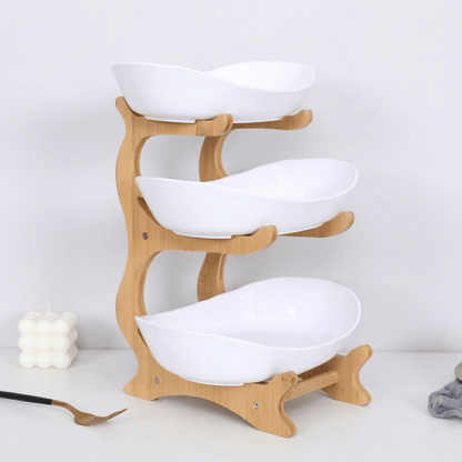 OrganiMax – 3 Tier Kitchen Counter Organizer – White / BUY 1