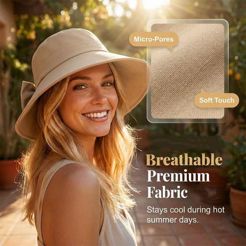 BowBreeze – Elegant Sun Protective Wide Brim Hat – image 8