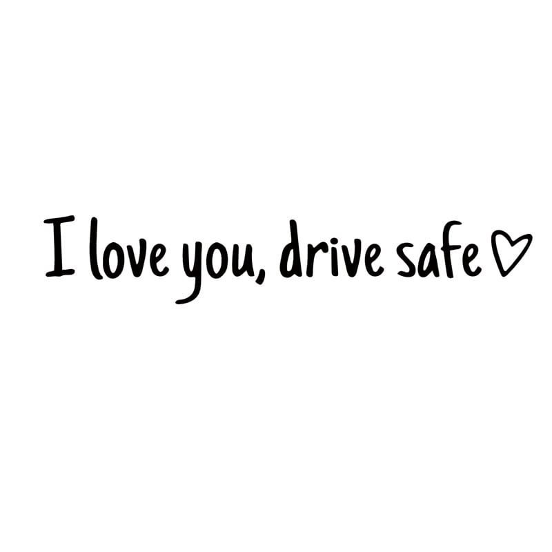 ShineWords – Reflective Car Quote Stickers – Black