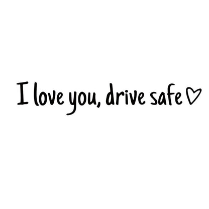 ShineWords – Reflective Car Quote Stickers – Black