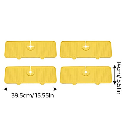 AquaGuard – Protective Kitchen Sink Faucet Mat – Yellow*4