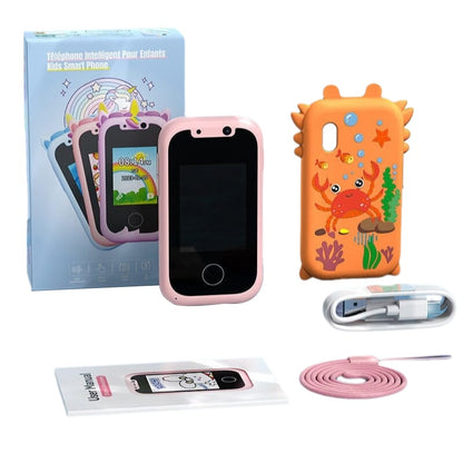 TinyTech – Interactive Kids Smartphone Toy – Crab - orange