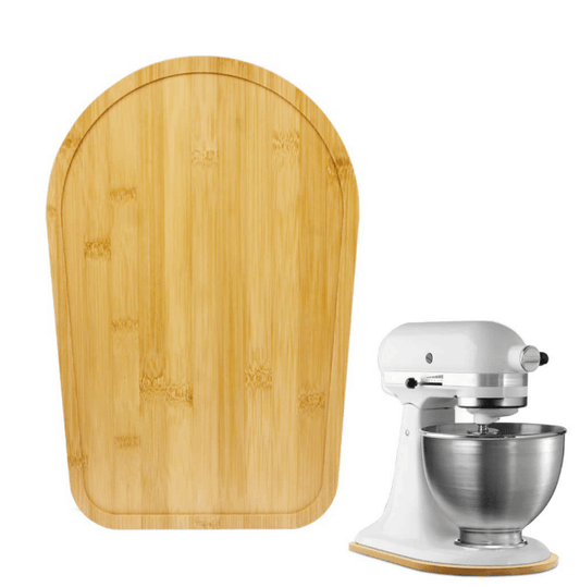 SlideEase – Food-Grade Bamboo Mixer Moving Tray – 1 pc