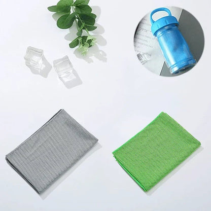 ChillWrap – Rapid Cooling Towel – Grey / Green