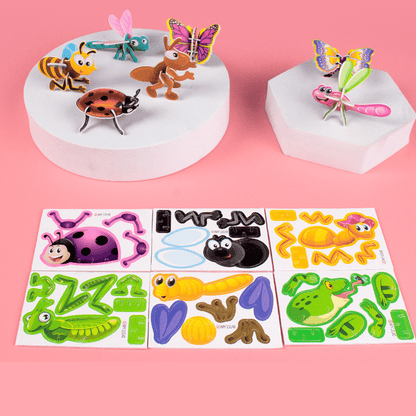 BugBuild – 3D Creative Insect Paper Jigsaw Puzzle – Hot Sale Insect Jigsaw Puzzle(25 pcs)