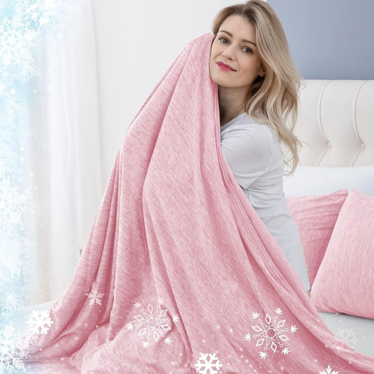 ChillNest – Ultimate Summer Cooling Blanket – Pink / 50 * 60 Inches