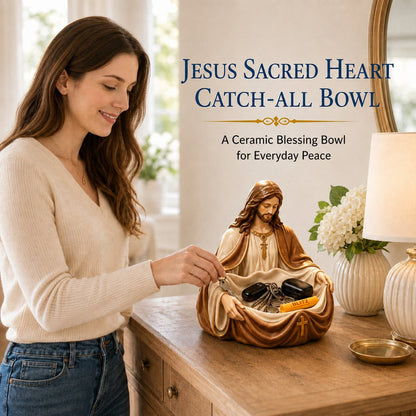 FaithKeeper – Handcrafted Jesus Storage Bowl – image 6