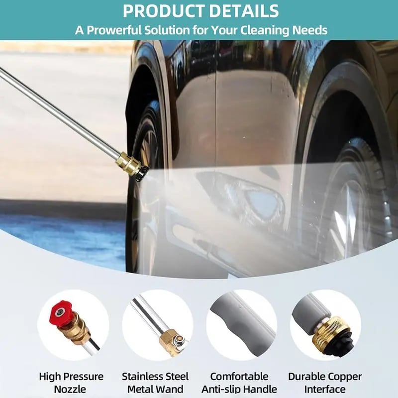 Jet Nozzle Power Washer for Garden Hose – image 3