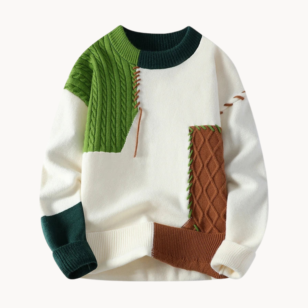 Cadence Crew Neck Sweater – Green / XS