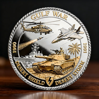 PatriotHonor – 35th Anniversary Desert Storm Commemorative Coin – BUY 1