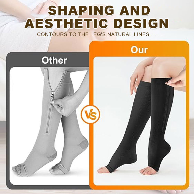 ZipFit – Sports Zipper Compression Socks – image 7