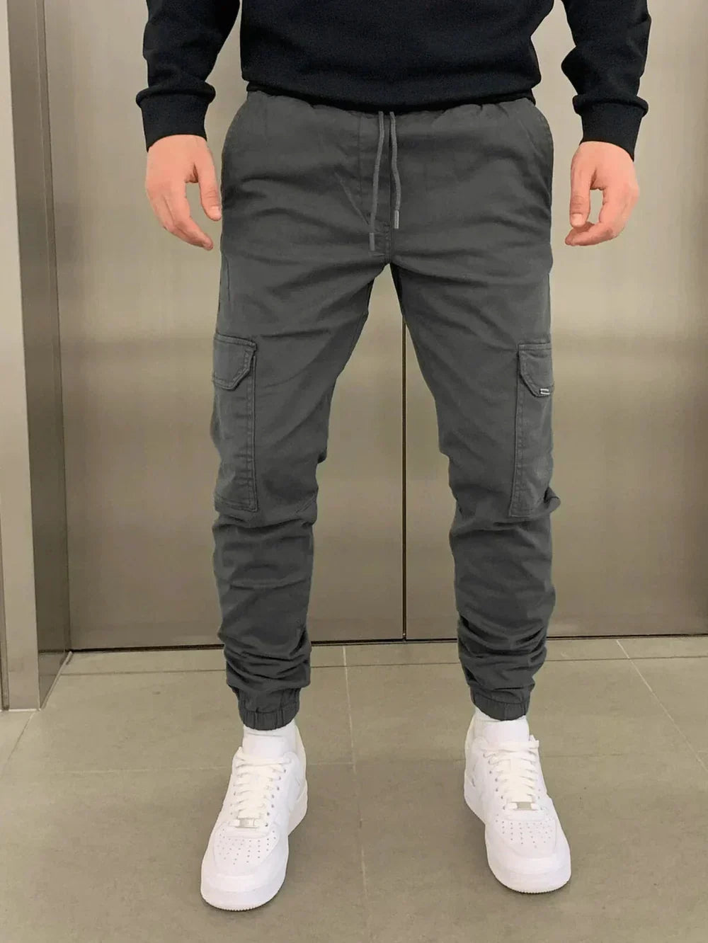 Stretch Cargo Pants Heldfit – Gray / S (50-65 kg)