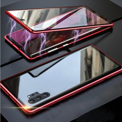 MagniShield – Double Sided Magnetic Privacy Case – RED / SAMSUNG S25