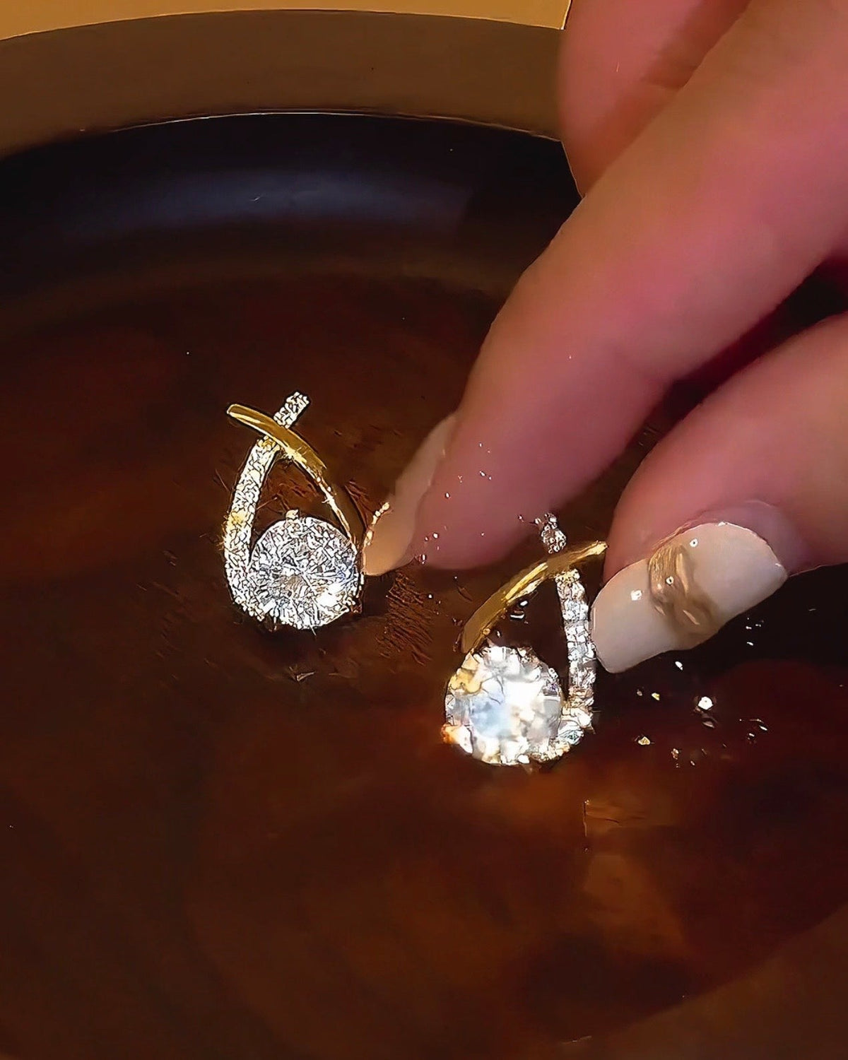Lunelle – Elegant Crystal Earrings – image 4