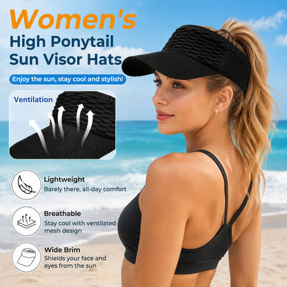 BreezeShade – Women's Open-Top Sun Protection Cap – image 13