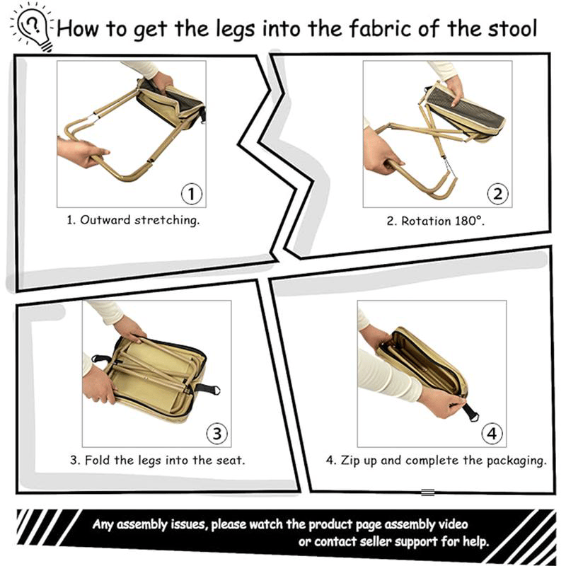 CarrySit – Travel Folding Stool – image 3