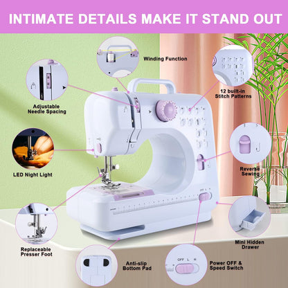 MiniStitch – Portable Sewing Machine with 12 Stitches – image 5