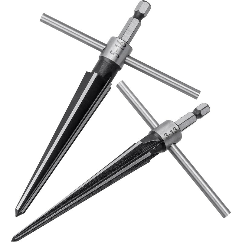 ReamPro – Precision Tapered Hole Reamer Tool – 2-Piece Round Set (3-13mm + 5-16mm)