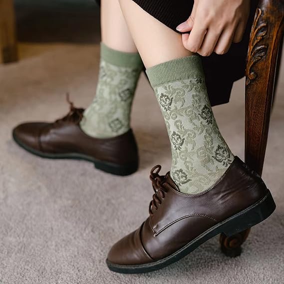 LumeFlora – Soft Cotton Embroidered Flower Socks – image 23