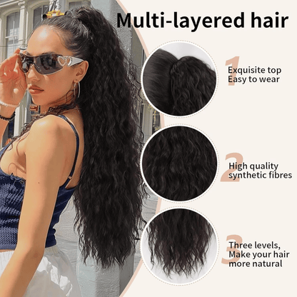 SilkiPony – Natural Hair Ponytail Extension – image 19