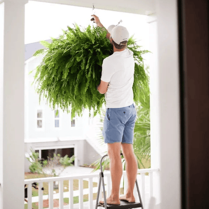 LeafLuxe – Realistic UV Protected Artificial Boston Fern – image 4