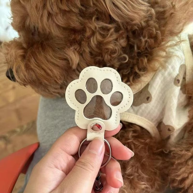 FurTag – Paw Shaped Leather Keychain – image 5