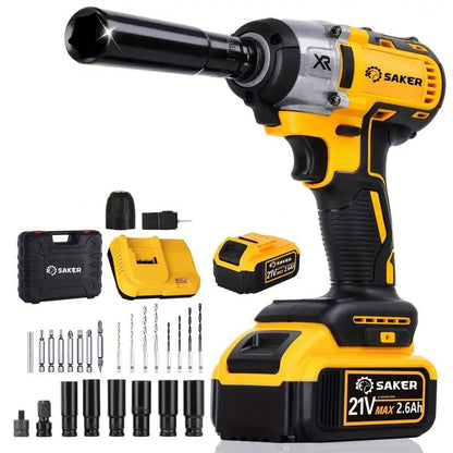BoltForce – Brushless Impact Driver Kit – Cordless Impact Wrench + 1 × Battery (1 set)