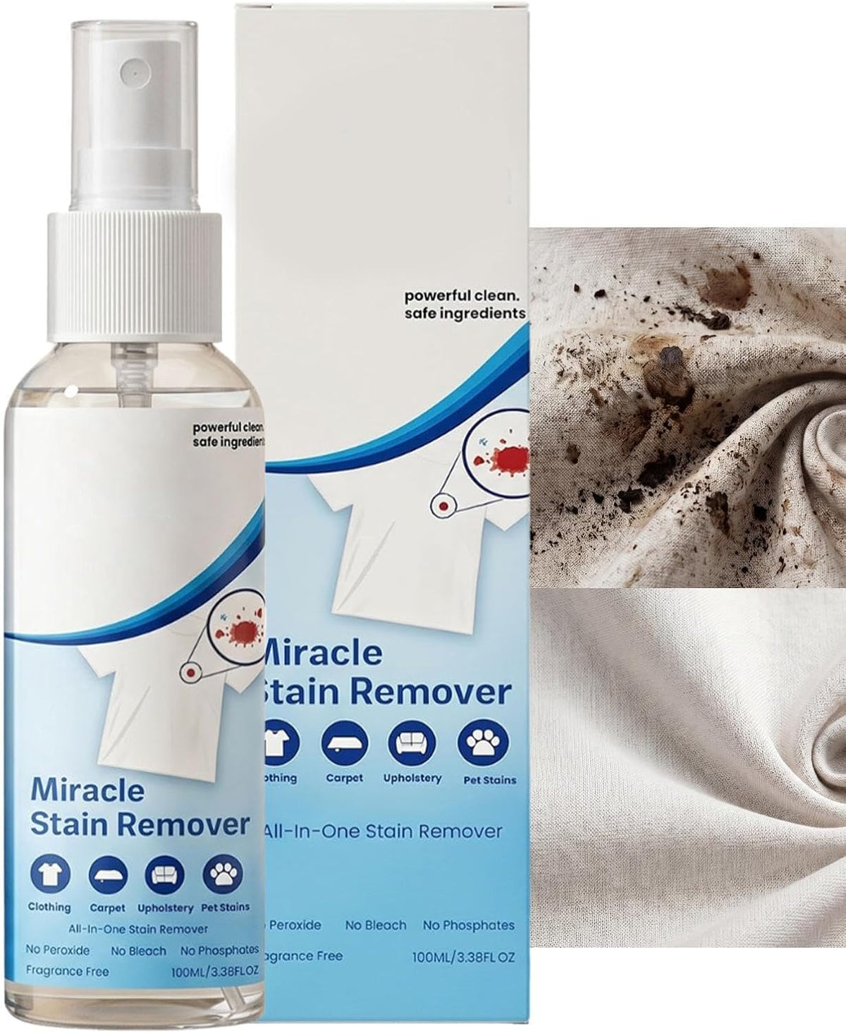 StainShield – Instant Fabric Stain Removal Spray – 1 pc（100 ml）