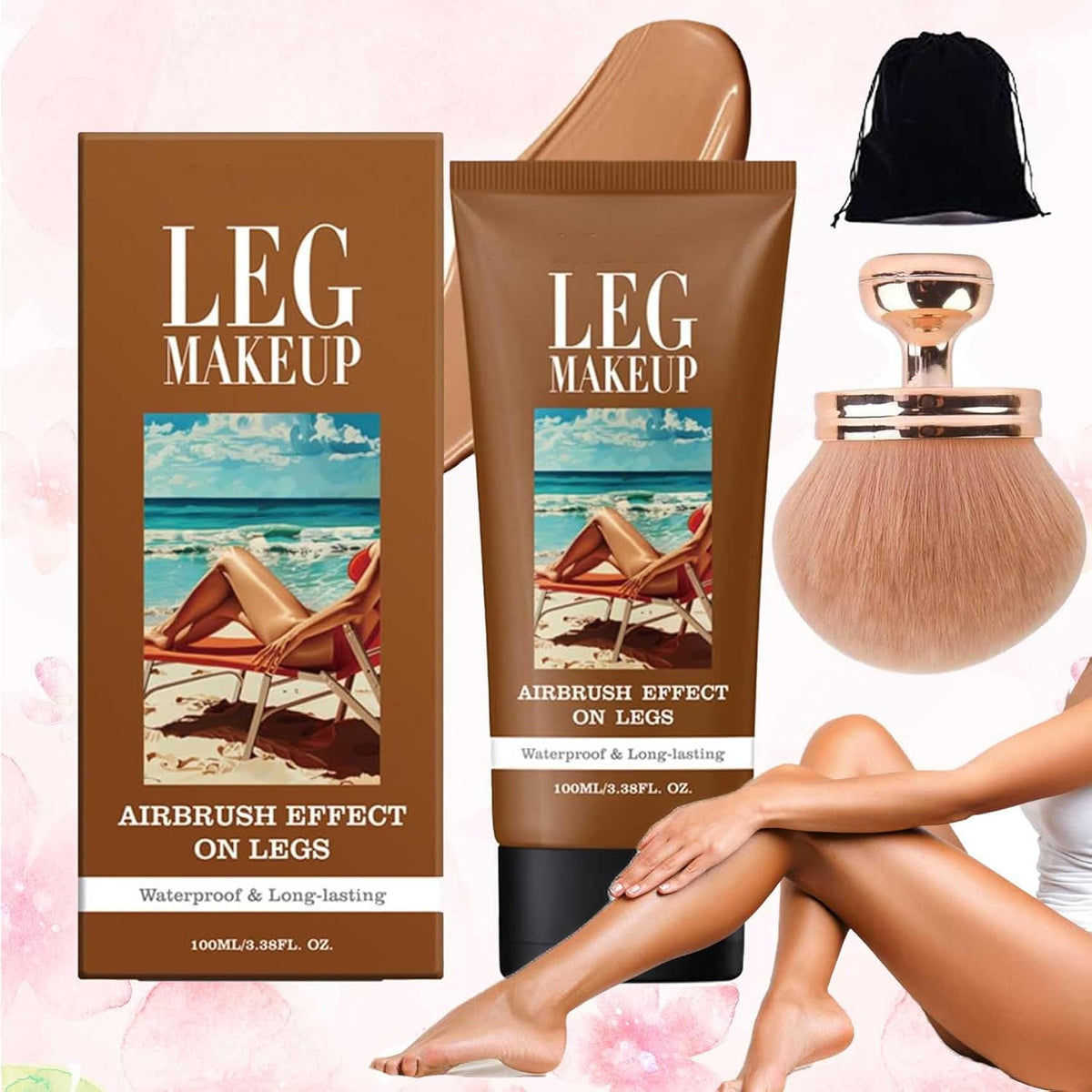 GlowLegs – Airbrushed Finish Leg Concealer – Bronze
