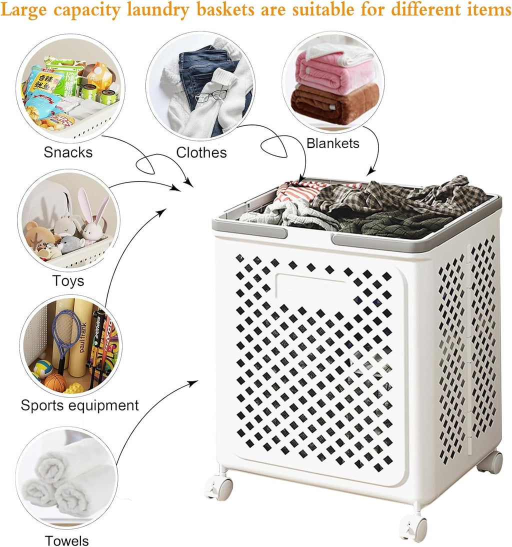LuxorMove – Foldable Rolling Laundry Basket – image 6