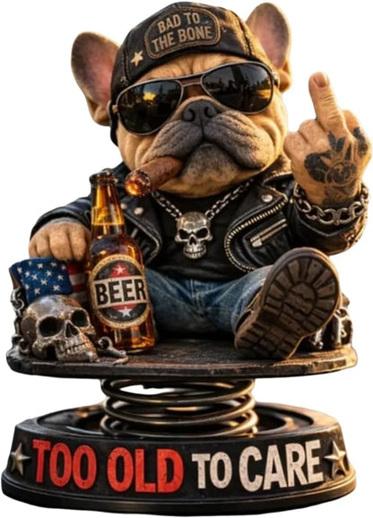DashMood – “Too Old To Care” Dashboard Bobblehead – image 8