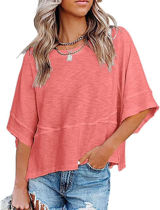 BellAura – Solid Color Bell Sleeve T-Shirt – image 9
