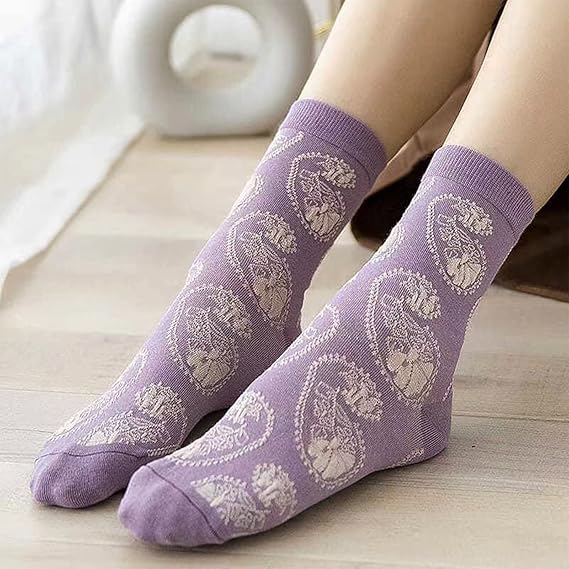 LumeFlora – Soft Cotton Embroidered Flower Socks – image 24