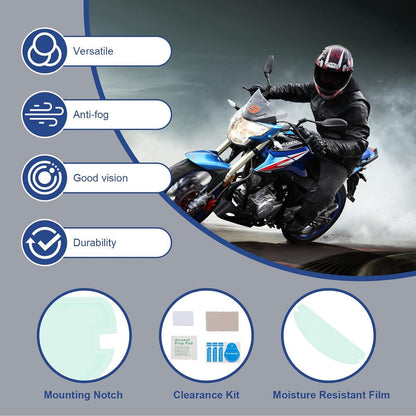 ClearRide – Anti-Rain and Fog Helmet Film – image 14