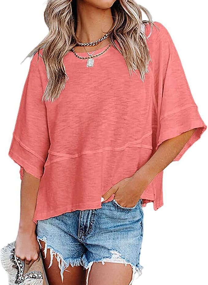 BellAura – Solid Color Bell Sleeve T-Shirt – image 10