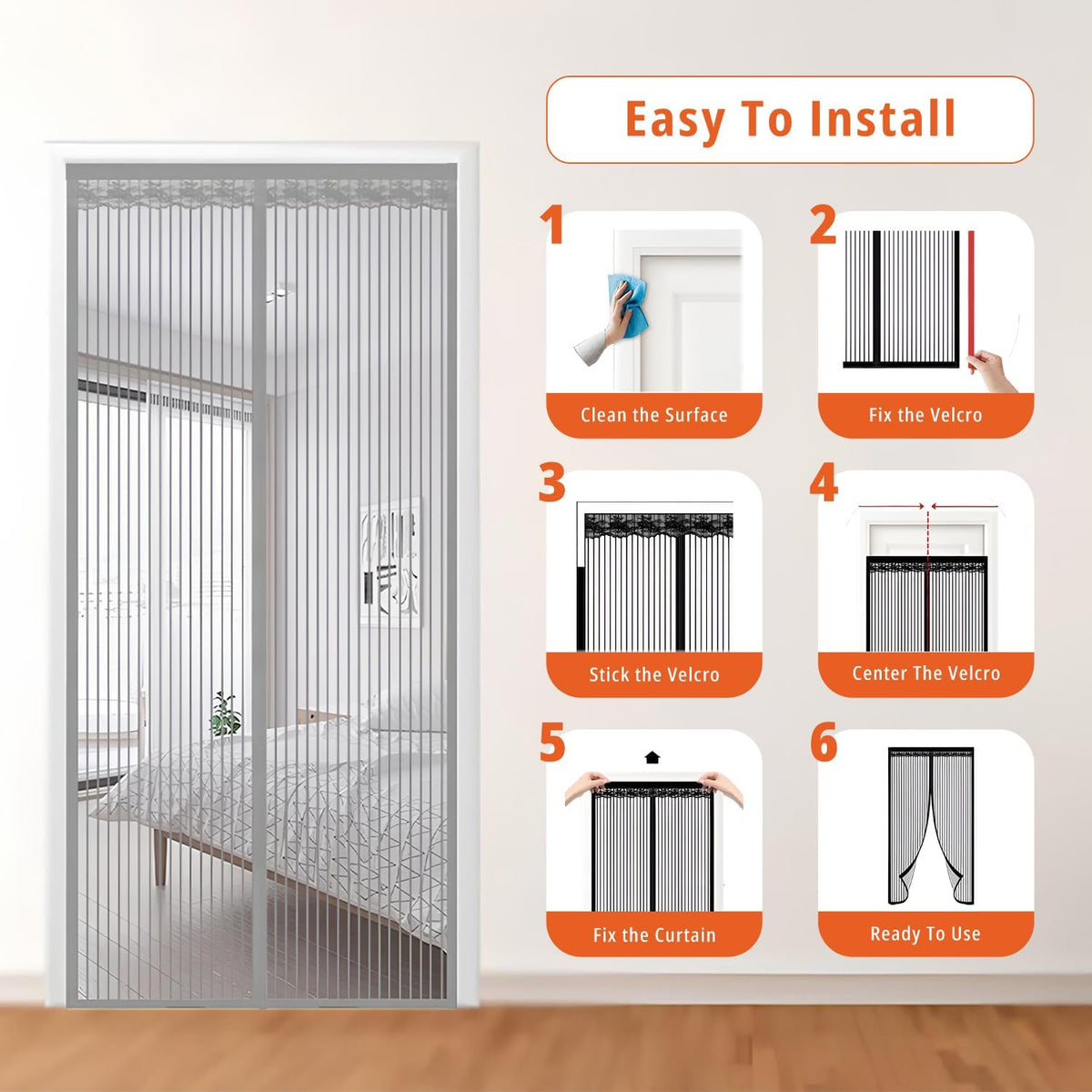 MagnetShield - Reinforced Magnetic Mosquito Net Curtain – image 15