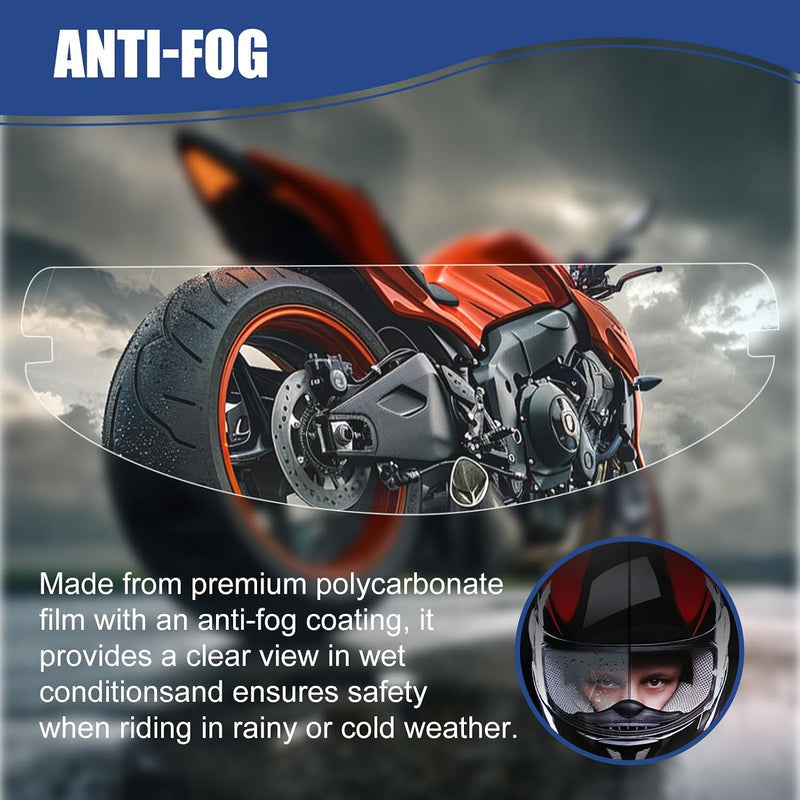 ClearRide – Anti-Rain and Fog Helmet Film – image 6