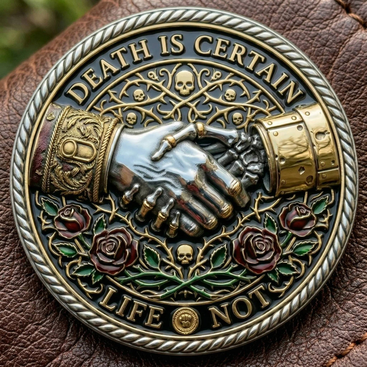 MementoLegacy – Philosophy Challenge Coin – image 2