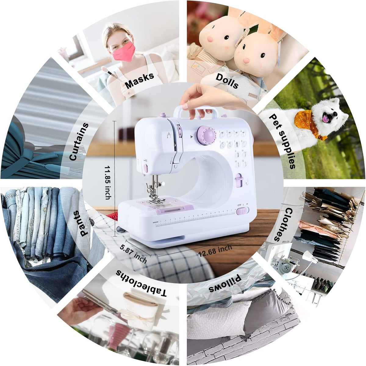 MiniStitch – Portable Sewing Machine with 12 Stitches – image 10