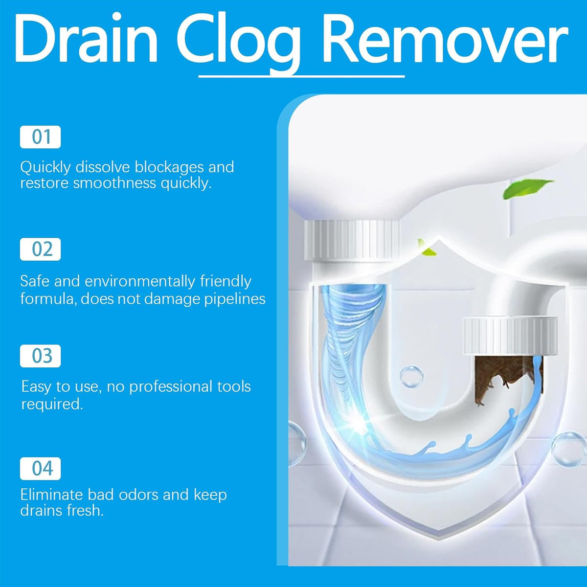 DrainFish – Quick-Dissolving Clog Remover – image 8