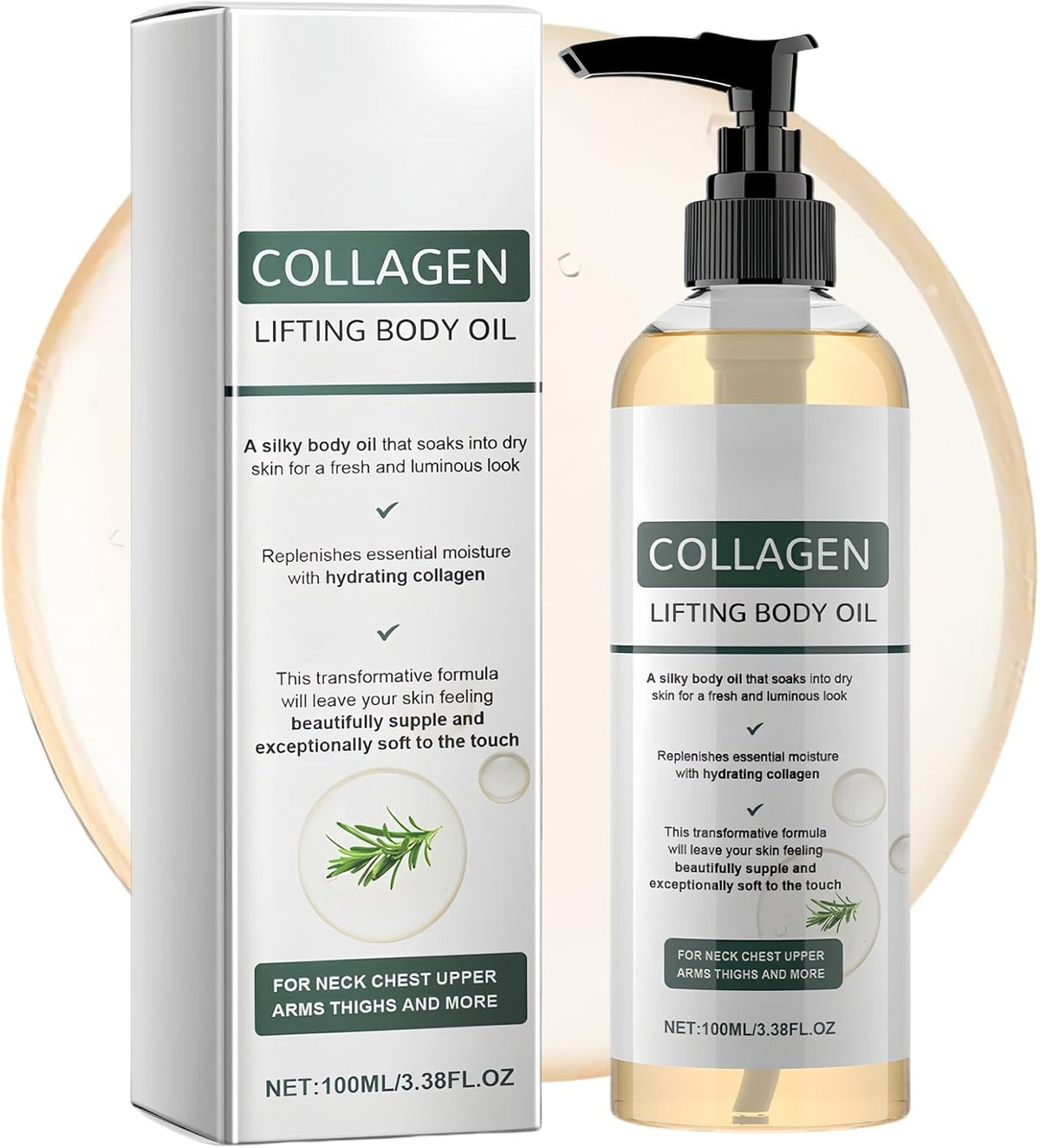 GlowTight – Skin Revitalizing Collagen Oil – Trial Kit（1 Pc）